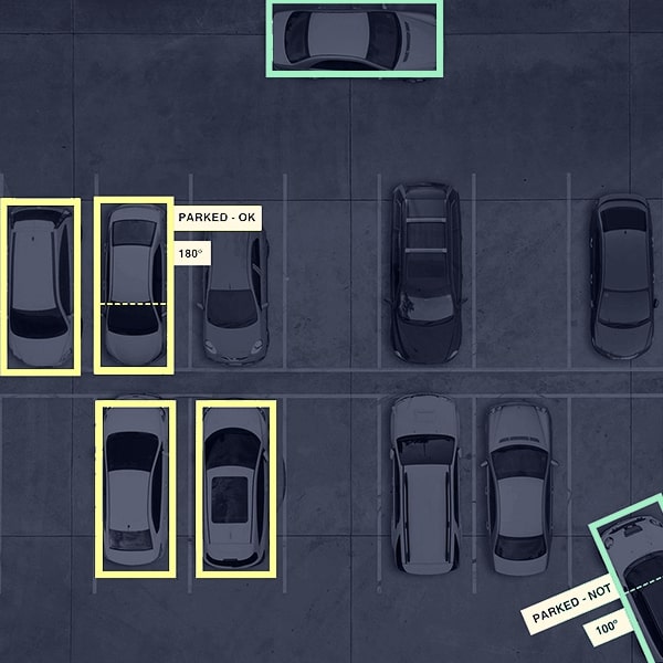 Cars with bounding box annotation,a Computer Vision use case